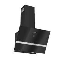 Наклонная вытяжка RISE 60 BK 243074