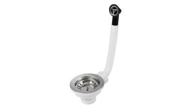 Слив 3 ½ с круглым переливом для 1-чашевой мойки Слив 3 ½ с круглым переливом для 1-чашевой мойки